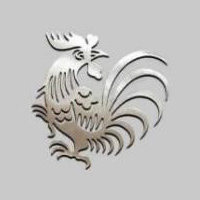 Image of a laser cut rooster 4