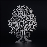 Image of a laser cut tree